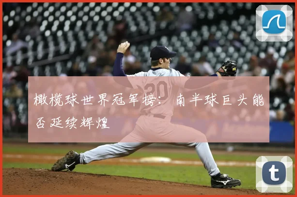 橄榄球世界冠军榜:南半球巨头能否延续辉煌